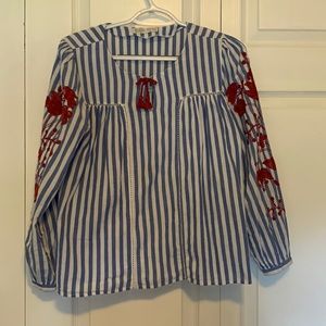 Zara Girls striped top